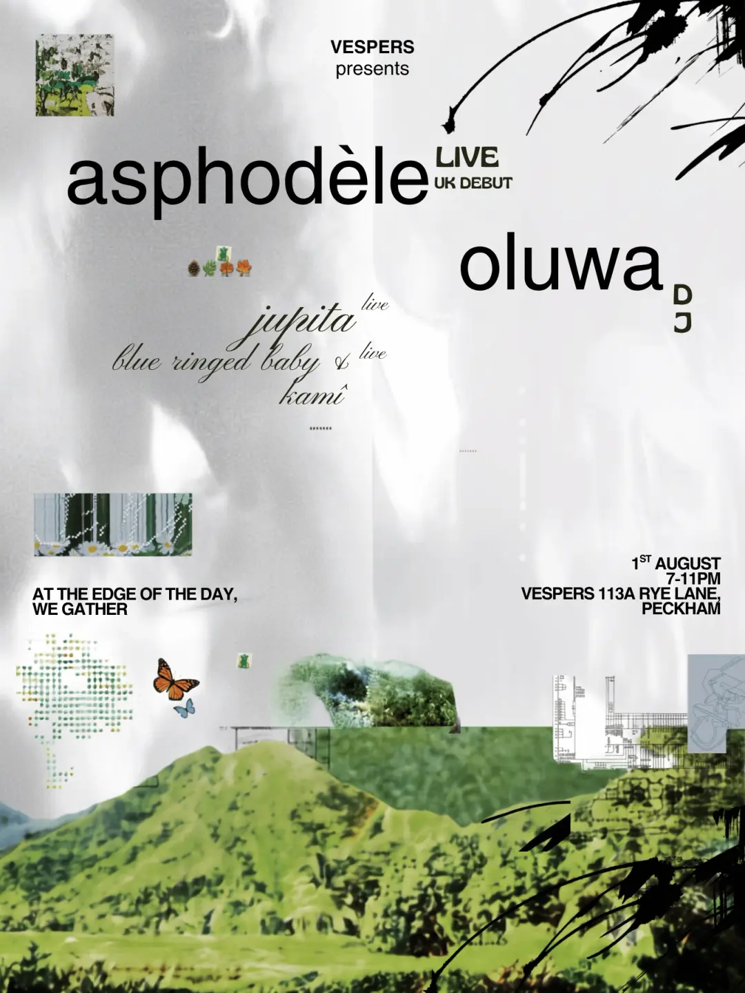 Vespers presents with Asphodèle, JUPiTA, Suki Quasimodo, Blue Ringed Baby & Kamī