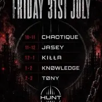 Hunt Hard Techno/Industrial Night