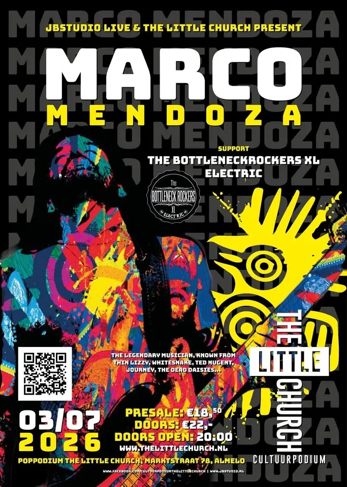 M Mendoza, supp. The Bottleneckrockers XL electric