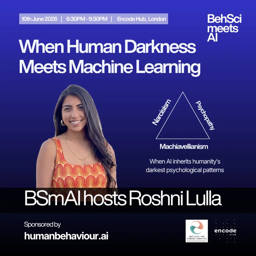 BSmAI hosts Roshni Lulla: When Human Darkness Meets Machine Learning