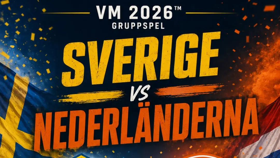 Fotbolls vm sve-ned på storbild