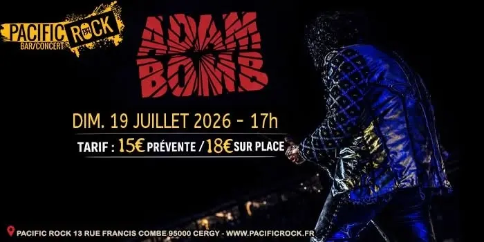 🎸 Adam Bomb – Bang Up Summer Tour 2026