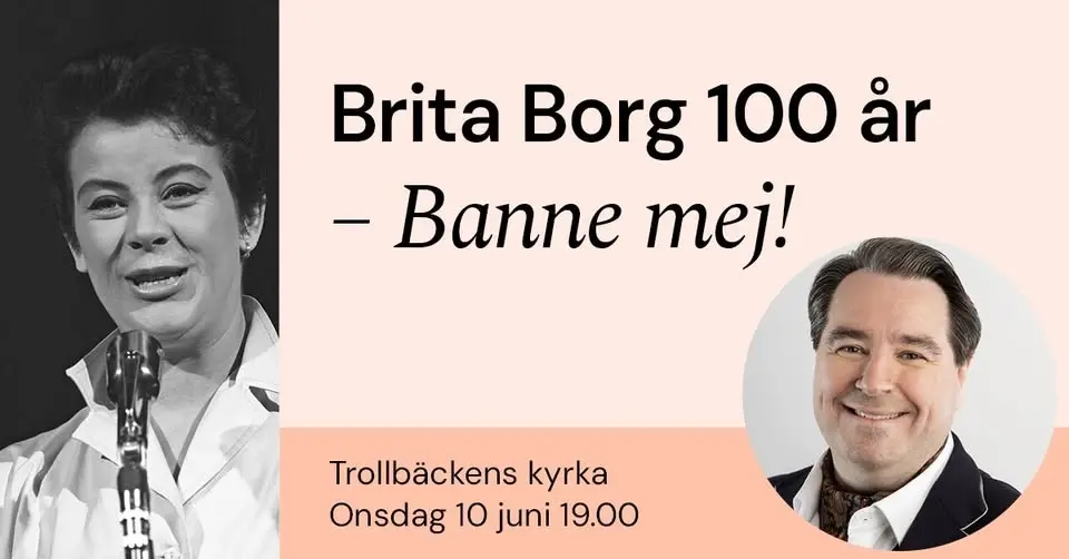 Konsert: Brita Borg 100 år – Banne mej!
