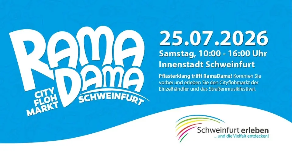 „Rama Dama“ – 19. Schweinfurter City-Flohmarkt