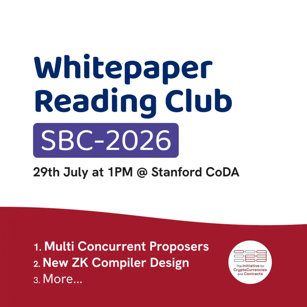 Whitepaper Reading Club @ SBC