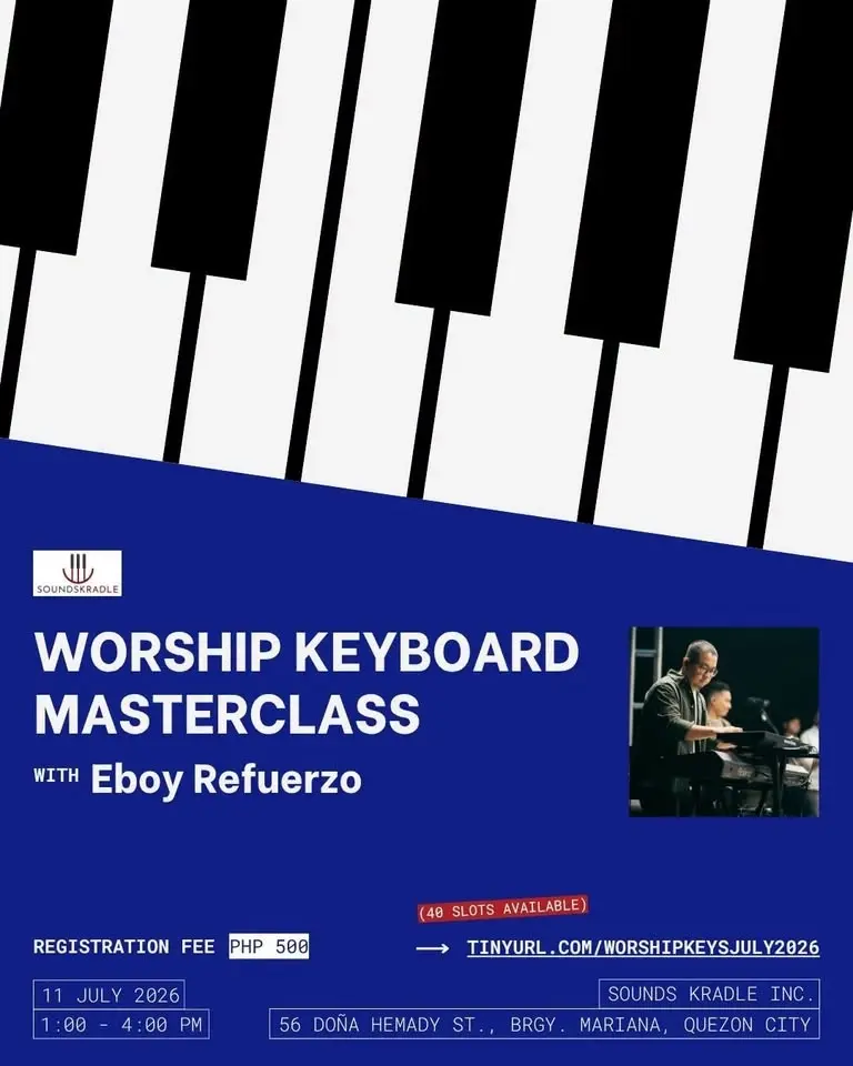 Worship Keyboard Masterclass with Eboy Refuerzo