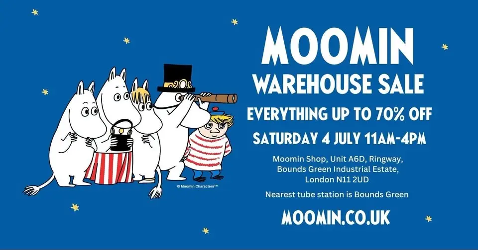 Moomin UK Warehouse Sale