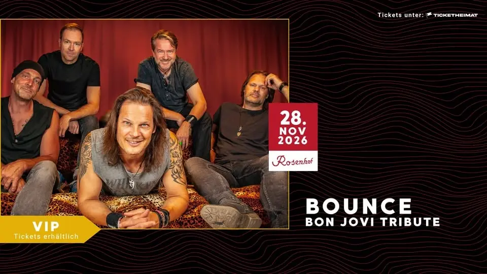 Bounce - Bon Jovi Tribute // 25th ANNIVERSARY TOUR 2026// Osnabrück