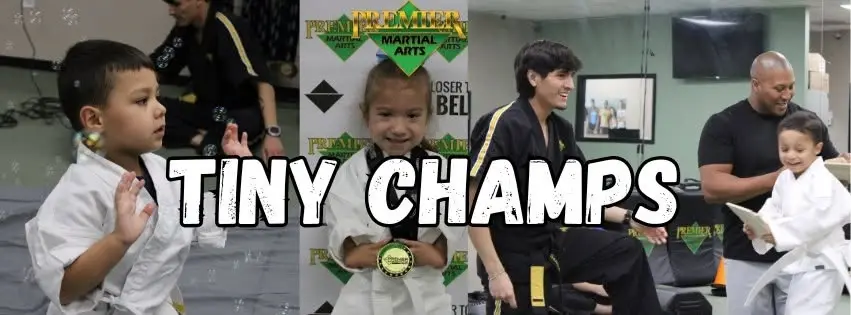 Tiny Champs Martial Arts Class (AGES 3-4)
