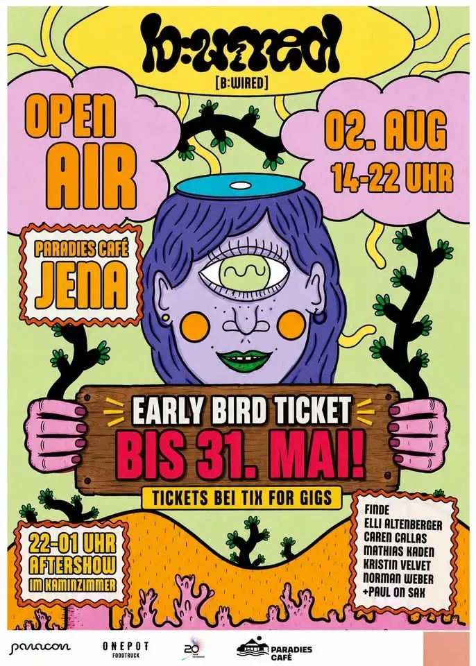 b:wired Open Air im Paradiescafé Jena