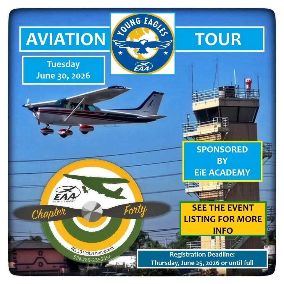 Young Eagles Aviation Tour~Sponsored by EiE Academy