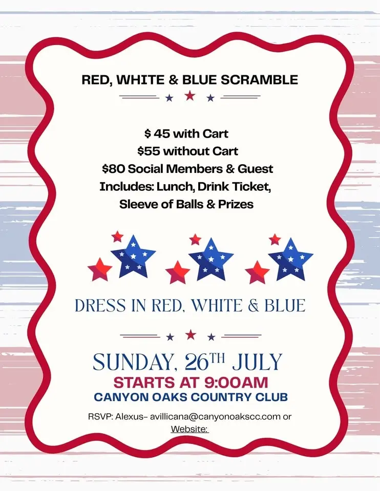 Red, White & Blue- Scramble 