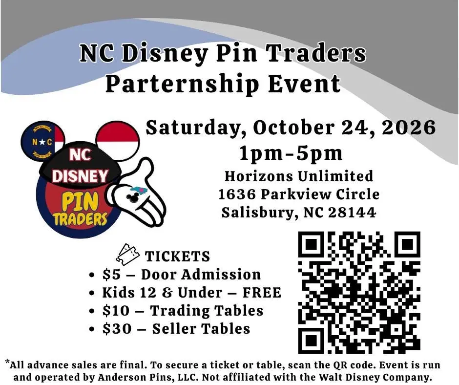 NC Disney Pin Traders Salisbury Partnership Event