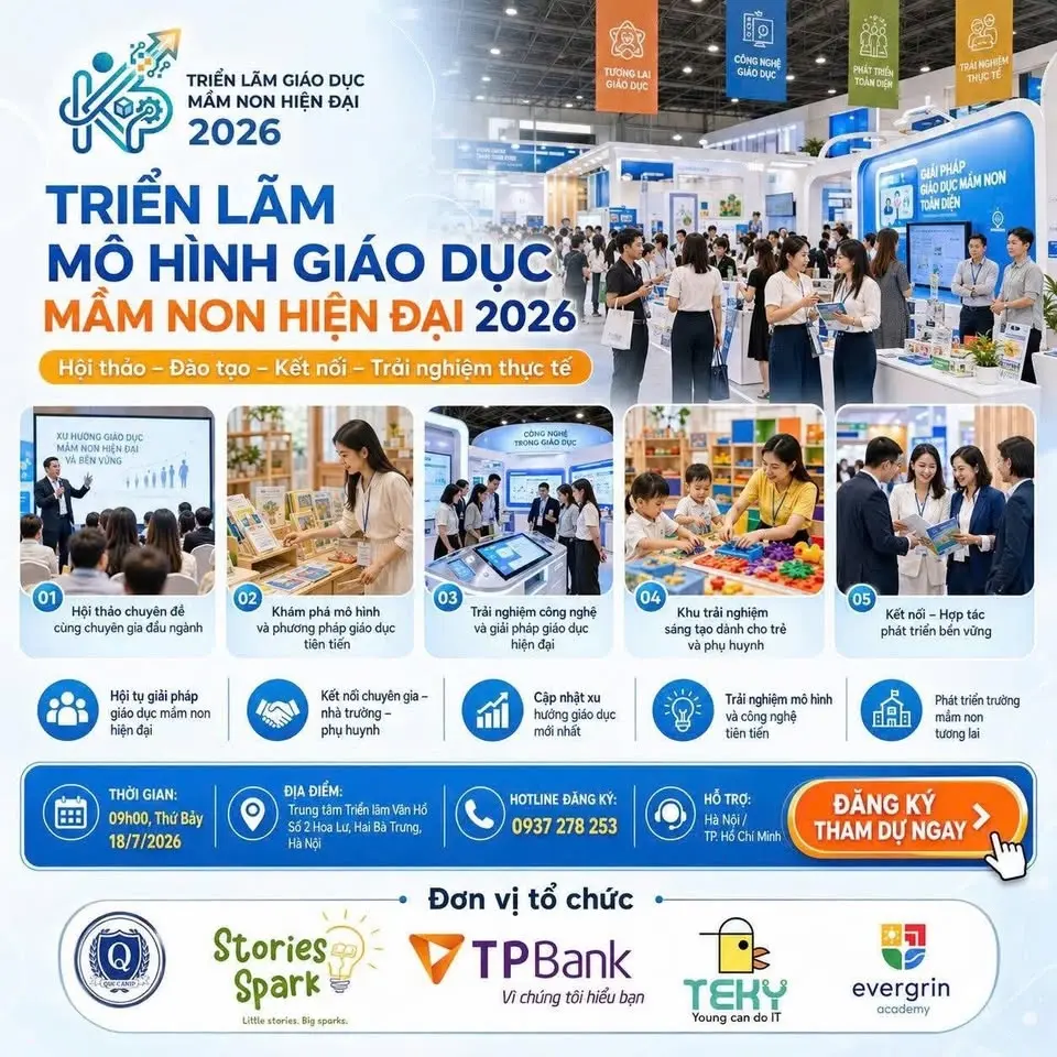Triển lãm Mô hình giáo dục mầm non hiện đại