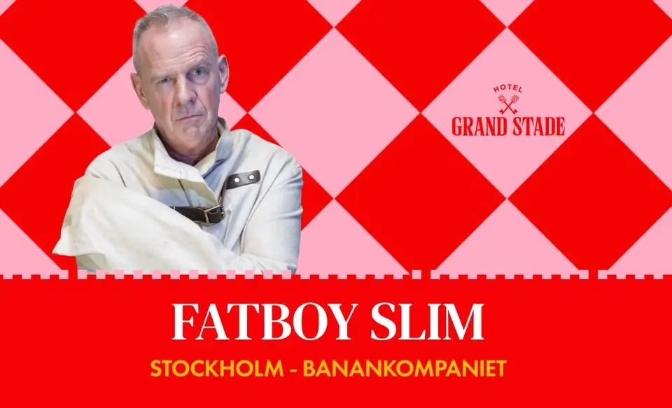 Fatboy Slim checkar in på Hotel Grand Stade