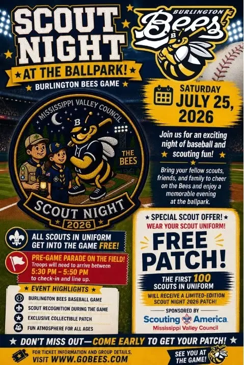 Scout Night with the Burlington Bees