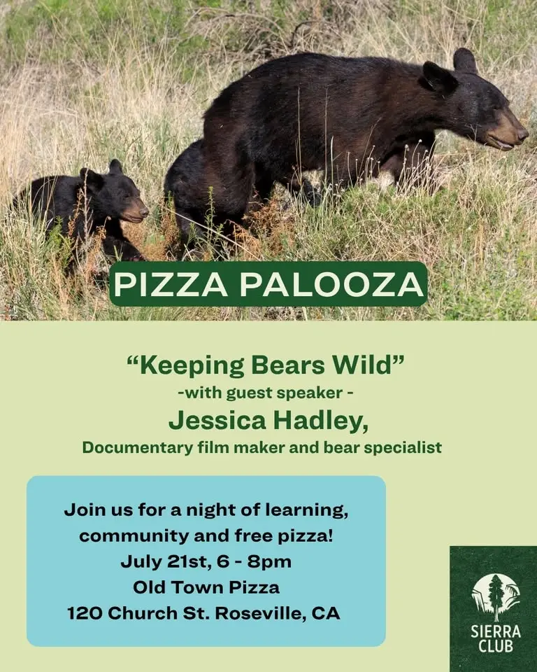 Pizza Palooza dinner-speaker event: Keeping Bears Wild