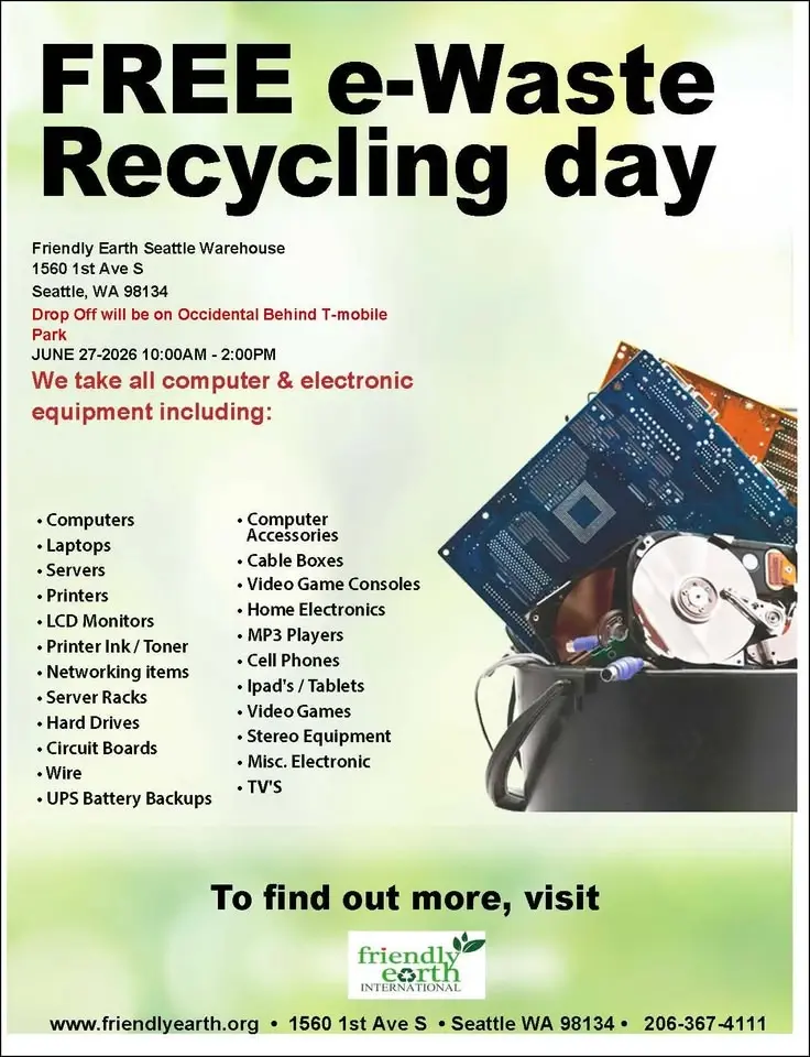 Free Computer Recycling Event Seattle