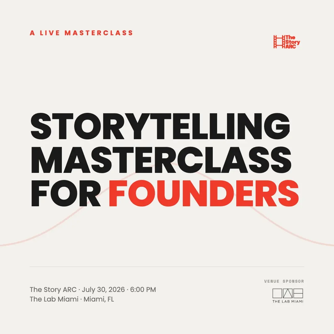 Storytelling Masterclass for Founders @ The Dock, by The Lab