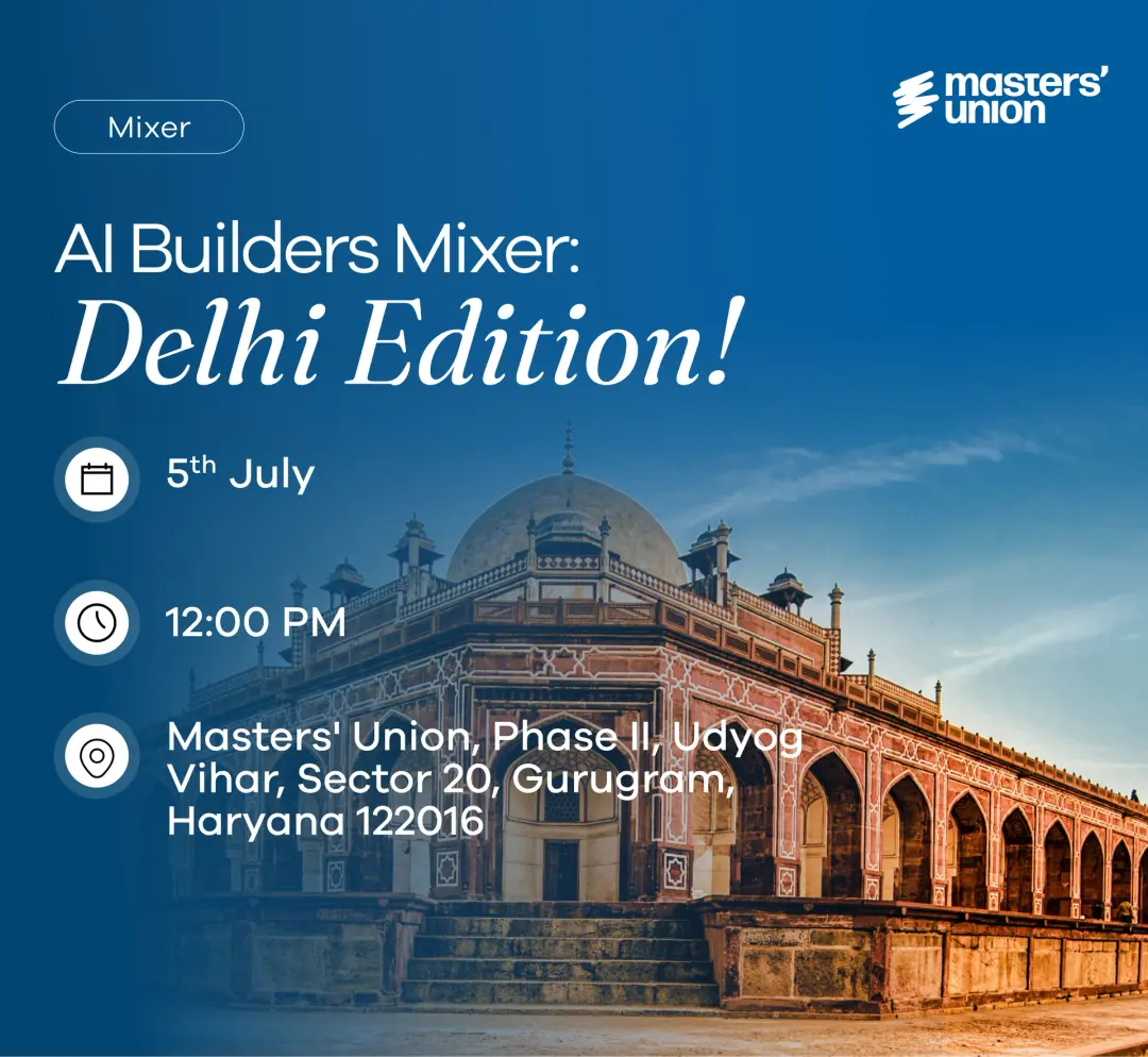 AI Builders Mixer: Delhi Edition