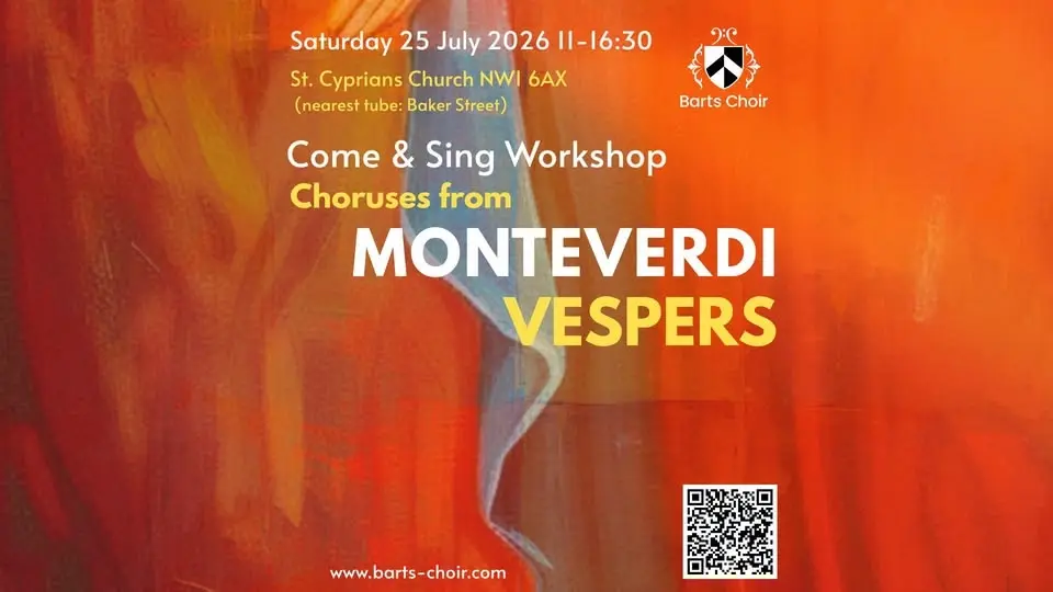Come & Sing: MONTEVERDI VESPERS