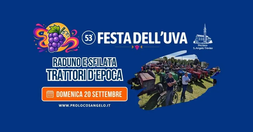 Raduno e Sfilata Trattori d’Epoca – 53° Festa dell’Uva 2026