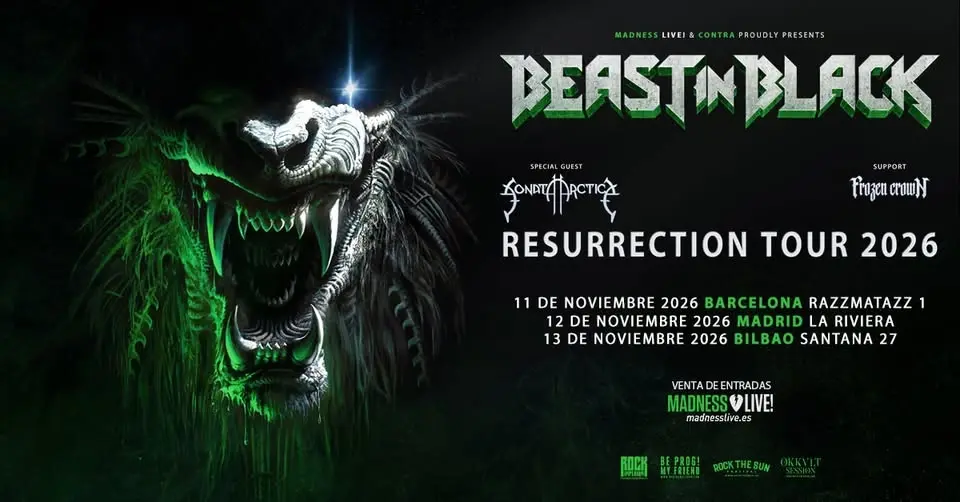 Beast In Black + Sonata Arctica + Frozen Crown (Barcelona)
