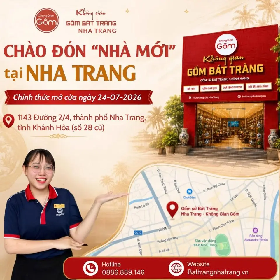 Khai trương showroom Không Gian Gốm Nha Trang 