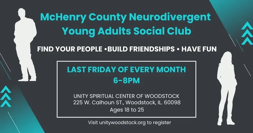 McHenry County Neurodivergent Young Adults Social Club July Meeting