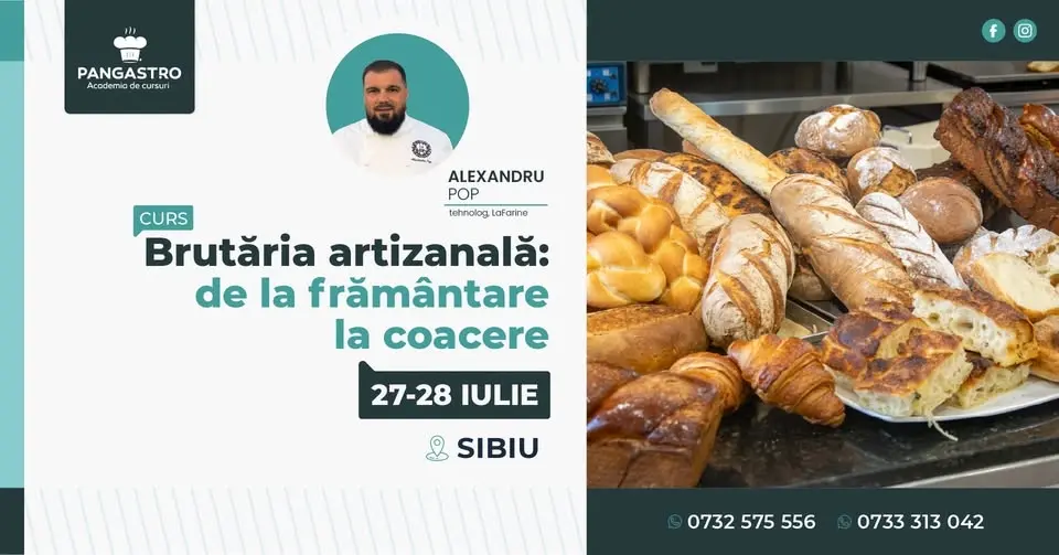 Brutăria artizanală: de la frământare la coacere