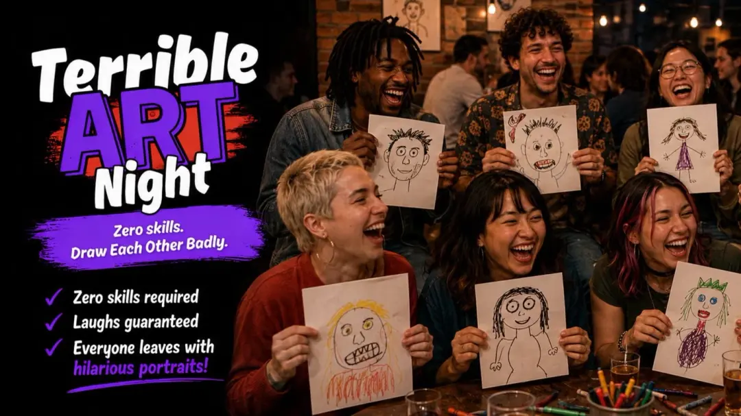 Terrible Art Night: The Funniest Way to Meet New People