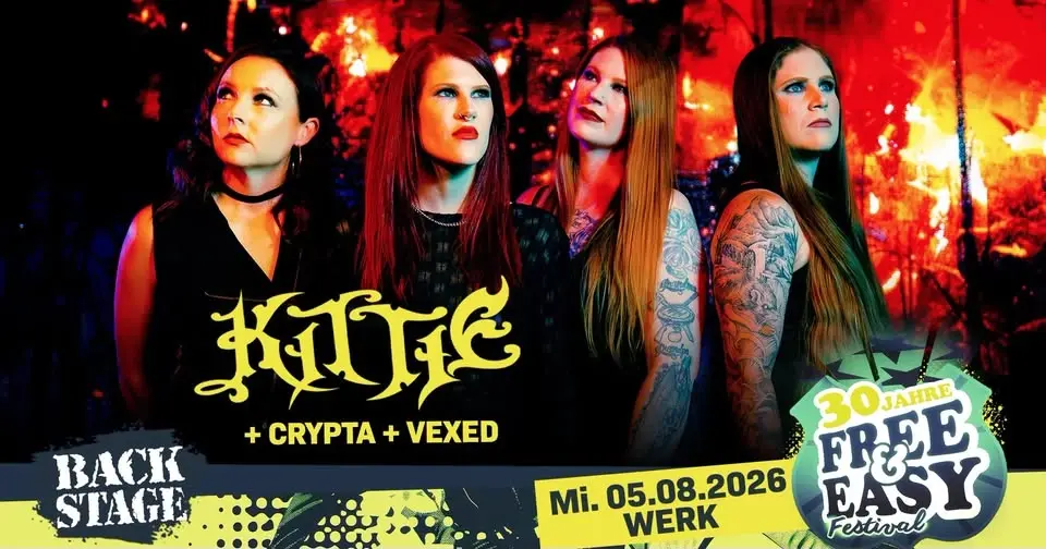 KITTIE + CRYPTA + VEXED | FREE & EASY FESTIVAL 2026