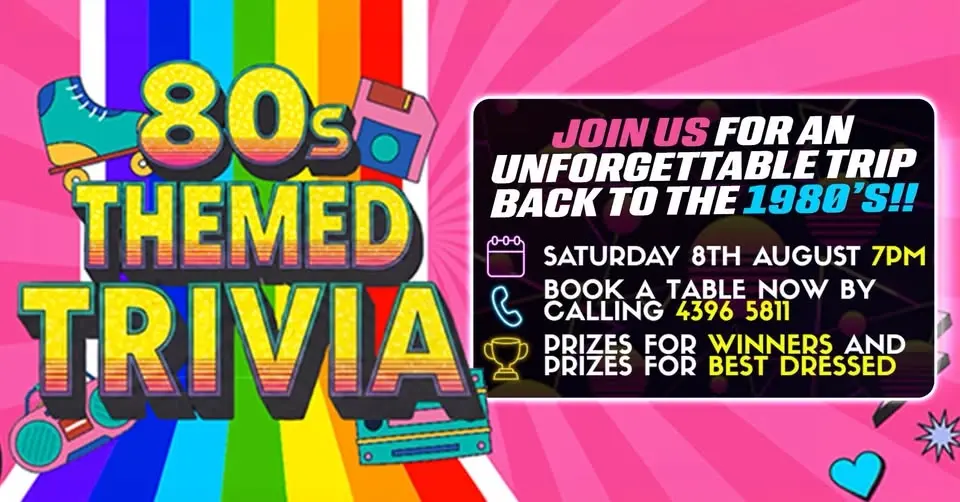 80s Trivia Night at Toukley Golf Club