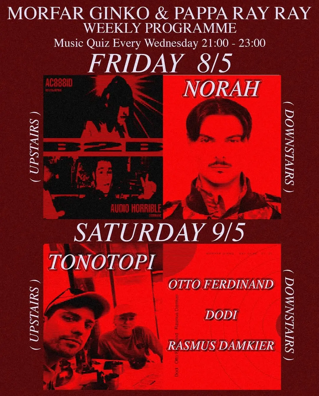 Morfar Ginko & Pappa Ray Ray Weekly Programme