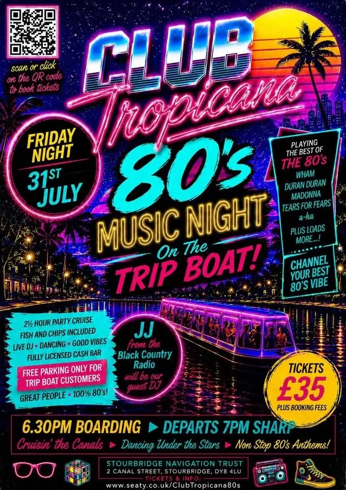 Club Tropicana 80s Music Night
