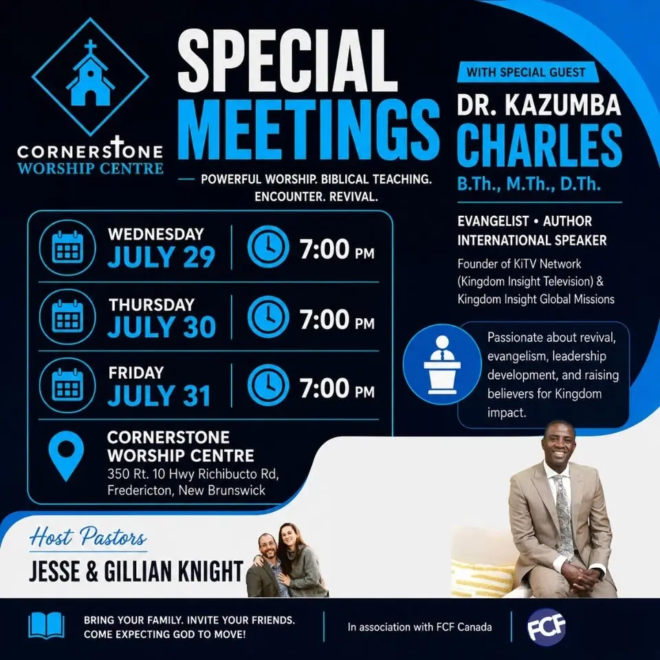 Special Meetings with Dr. Kazumba Charles