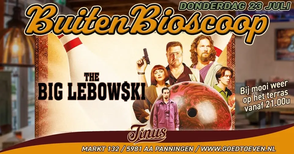 Buitenbioscoop – The Big Lebowski @ Terras Tinus