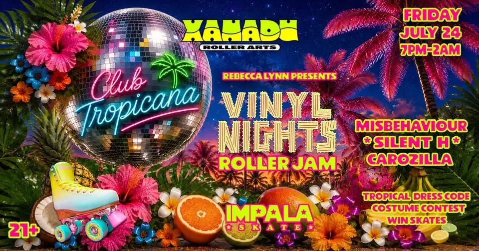 Vinyl Nights Club Tropicana w/ Impala feat. Misbehaviour, Silent H & Carozilla 