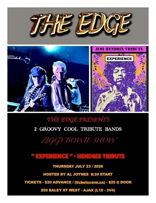 ZIGGY BOWIE / HENDRIX SHOW together same night
