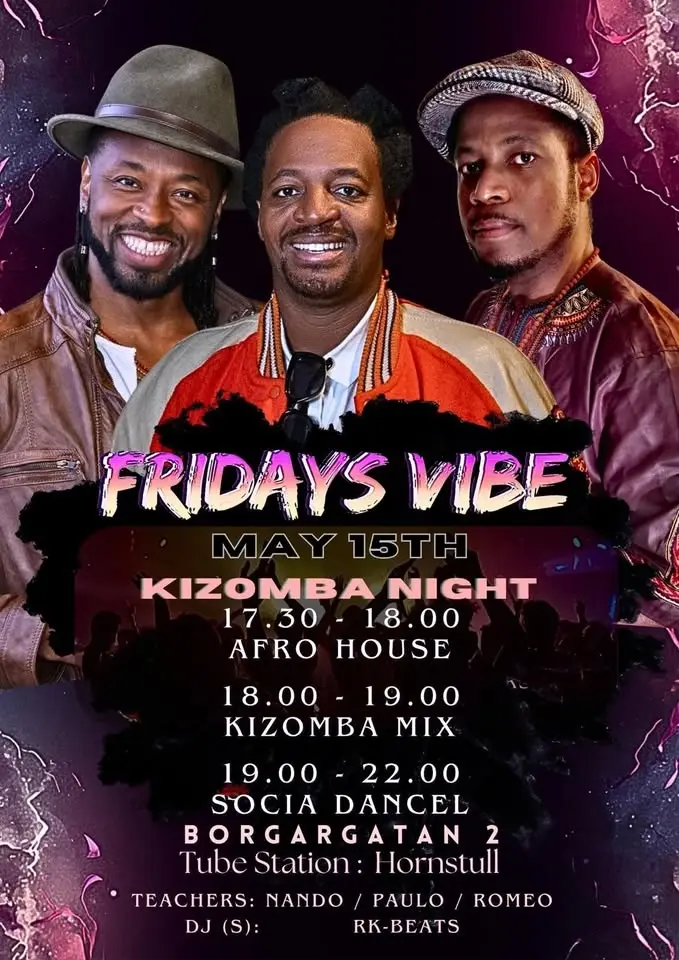Fridays Vibe  Afro House, Amapiano, Kizomba & Social Dance 