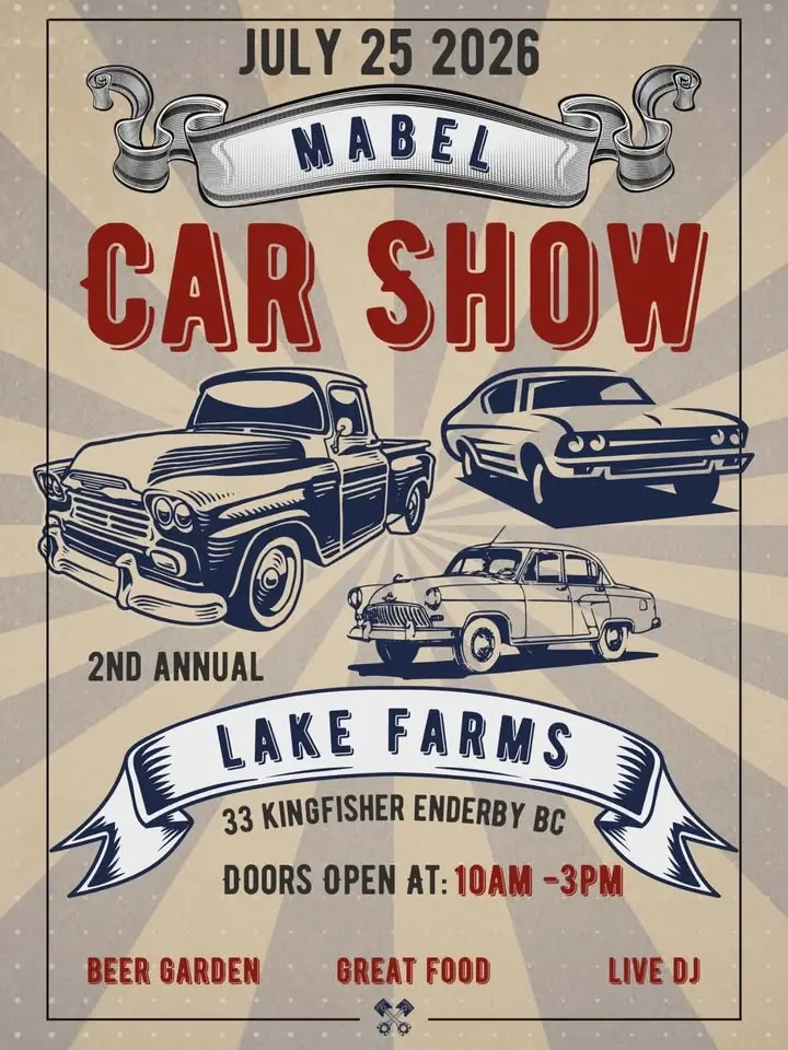 Mabel Lake Farms 2nd Annual Car Show