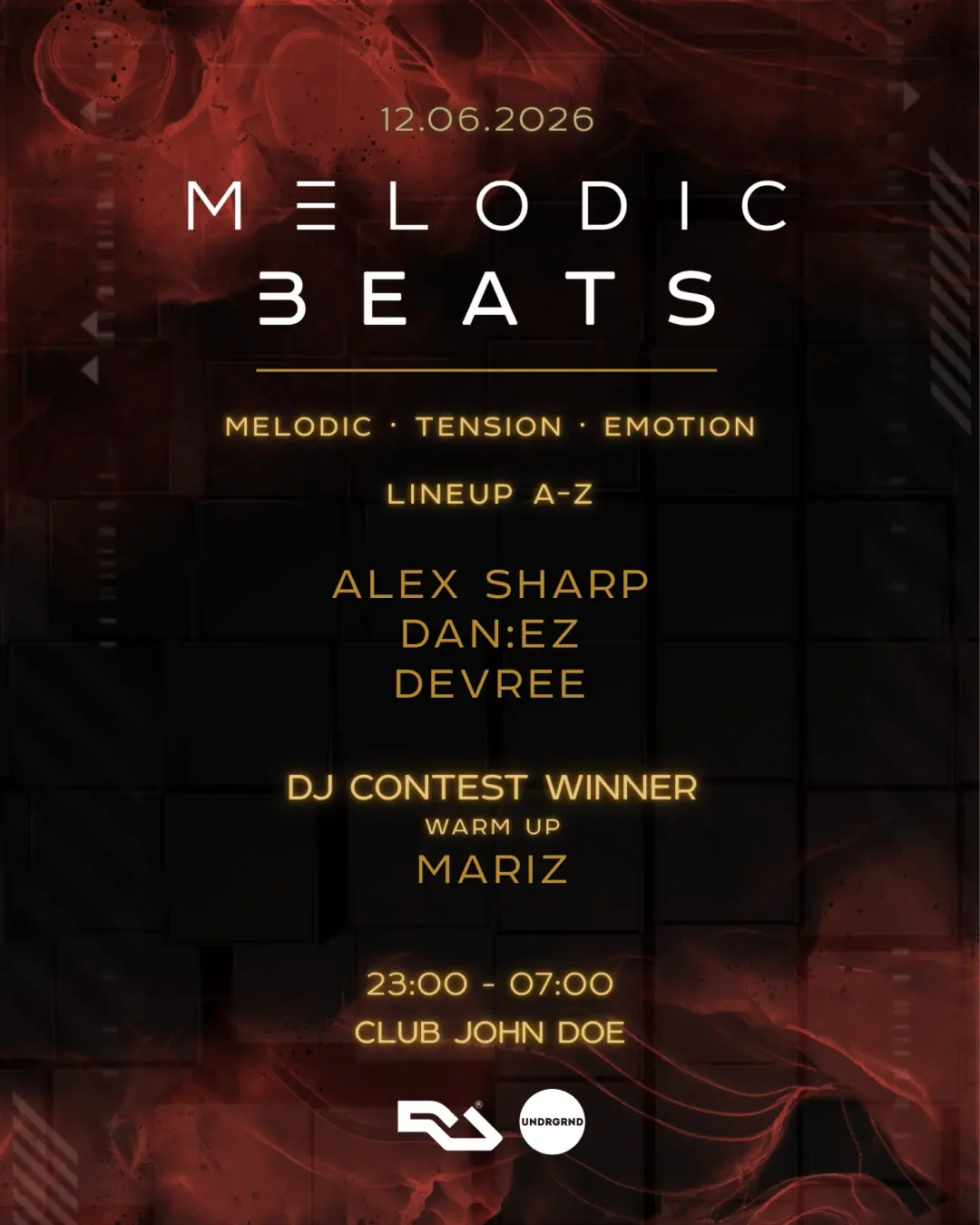 Melodic Beats x UNDRGRND - Melodic Techno Special