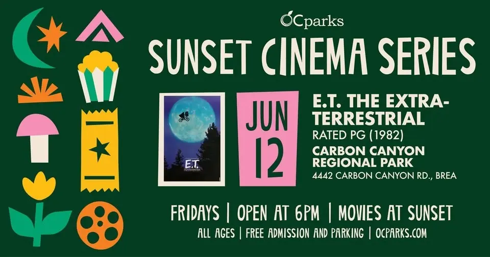 E.T. the Extra-Terrestrial: 2026 OC Parks Sunset Cinema Series