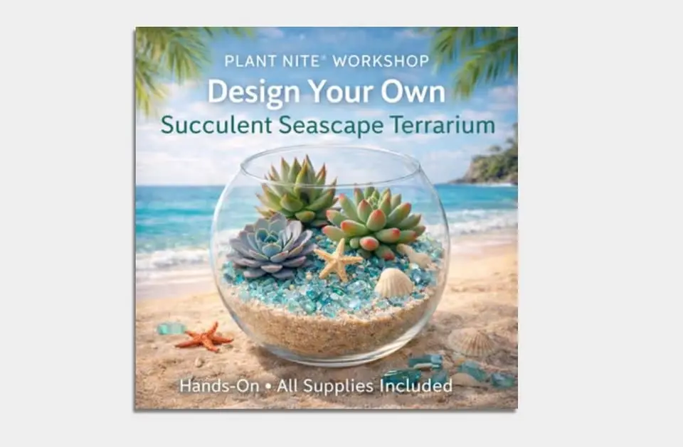 Plant Nite Succulent Workshop at The Long Beach Hotel