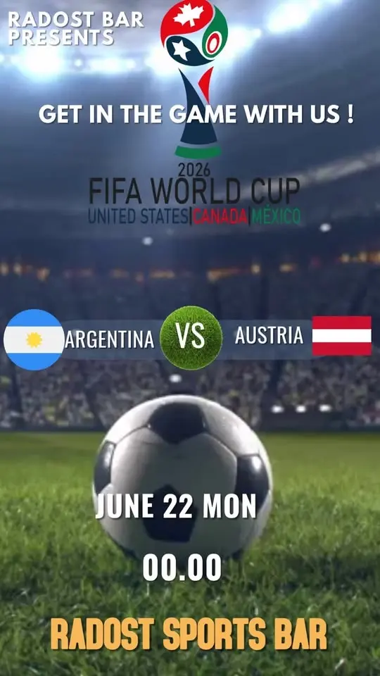 Argentina vs Austria 00.00 & France vs Irak 04.00