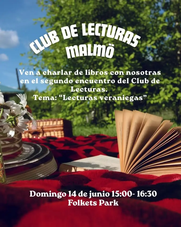 Club de Lecturas Malmö - Picnic 14 junio Folkets Park