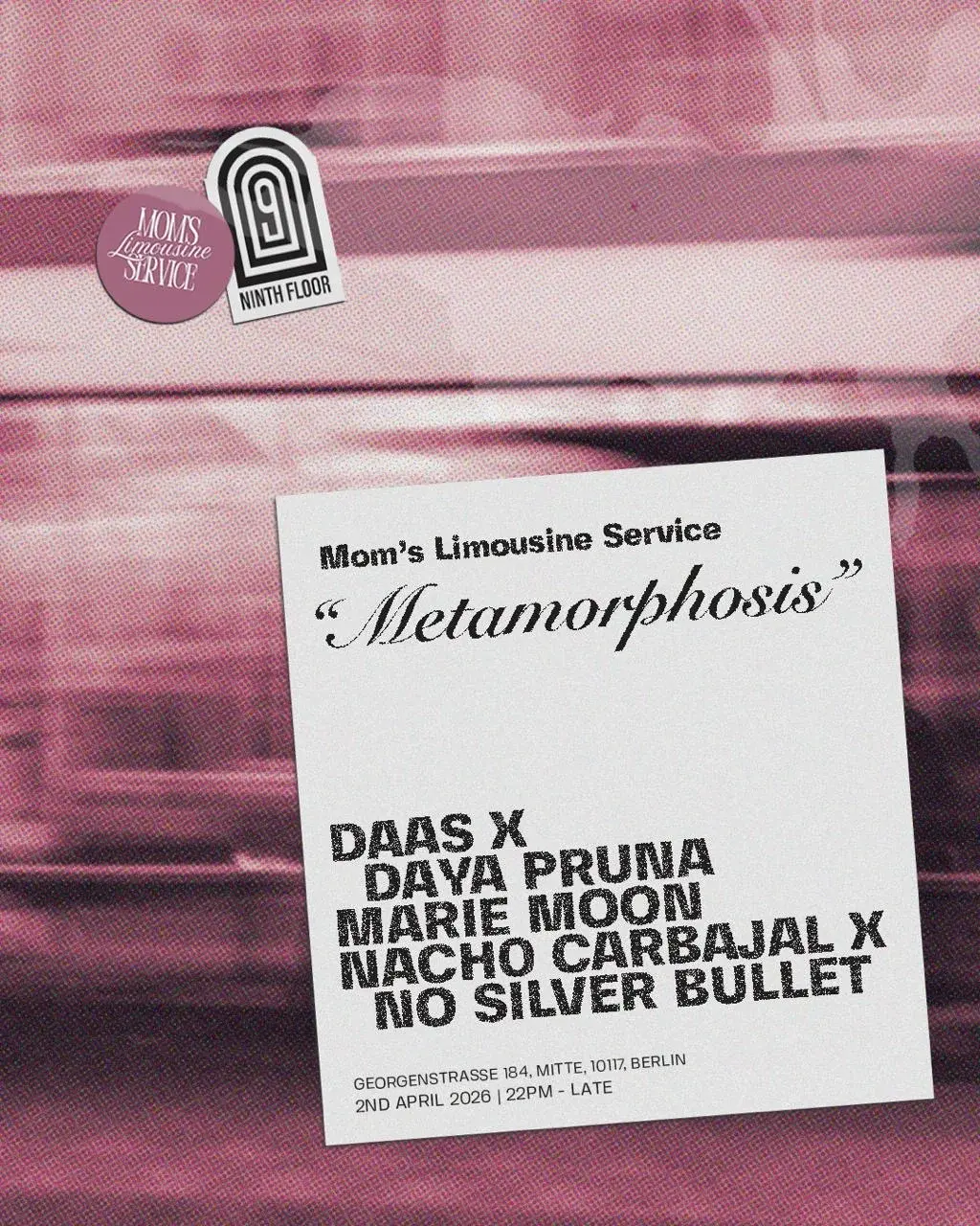 9th Floor presents: 'Metamorphosis'