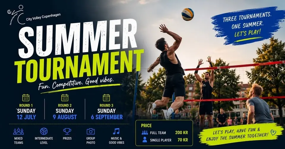 🏐 City Volley Summer Tournament Series 2026 ☀️