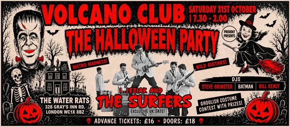 THE VOLCANO CLUB - HALLOWEEN PARTY