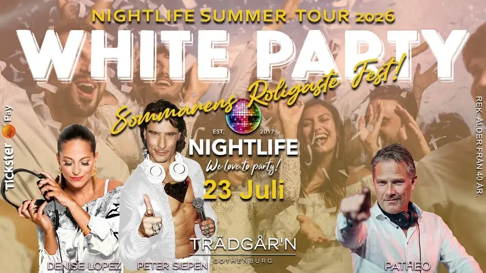 Nightlife 40+ Sommarfest Trädgår´n